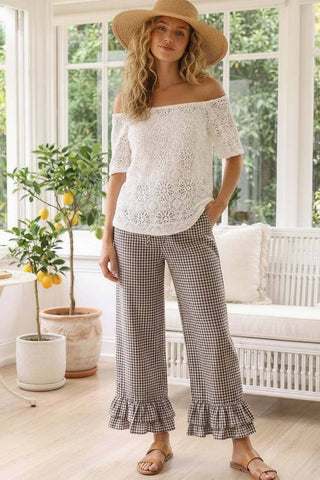 Valeria Pants - Brown