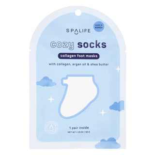 Christmas Holiday Cozy Socks Collagen Foot Masks