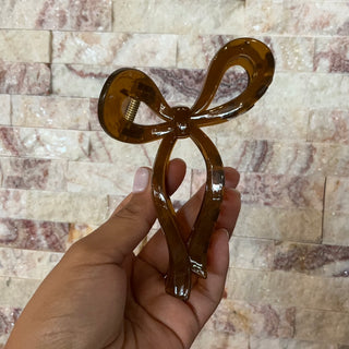 Acrylic Bow Hair Clip