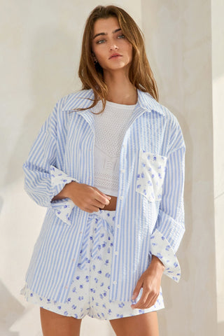 Dee Floral Button-Down