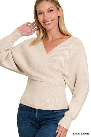 Abigail Pullover Top-Beige