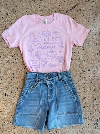Lovely Mama Tee - Pink