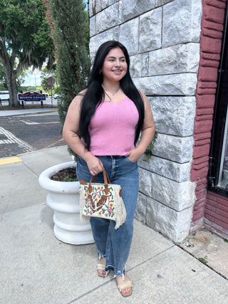 Rosie Tank Top-Pink