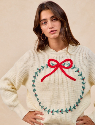 Festive Knit Sweater