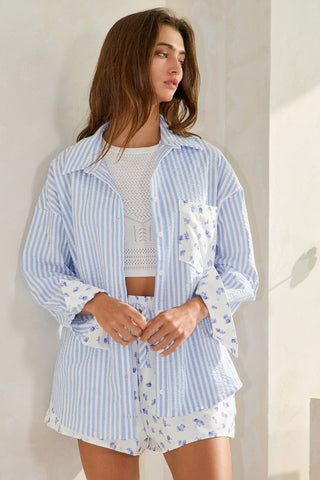 Dee Floral Button-Down
