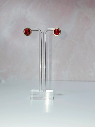 Red Stone Earrings