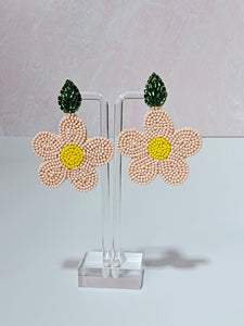 Pink Flower Dreams Earrings