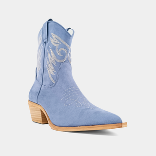 Blue Suede Boots