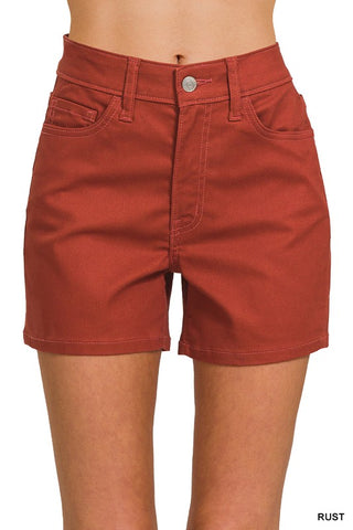 Ariana Shorts -Rust
