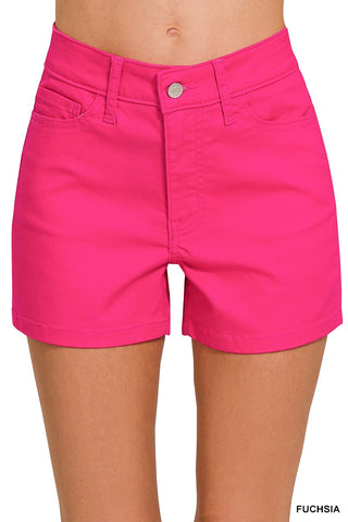 Ariana Shorts- Fuchsia