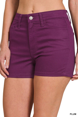 Ariana Shorts -Plum