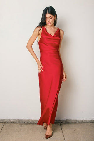 Cierra Dress-Red