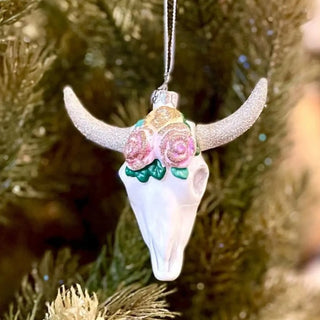 Cow Skull Ornament