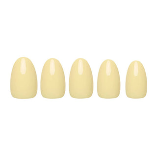 Pastel Yellow Press-On Nails
