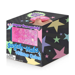 Sugah-Mals Glitter Sugar Cube Stress Ball