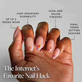 Strawberry Bits Press-On Nails