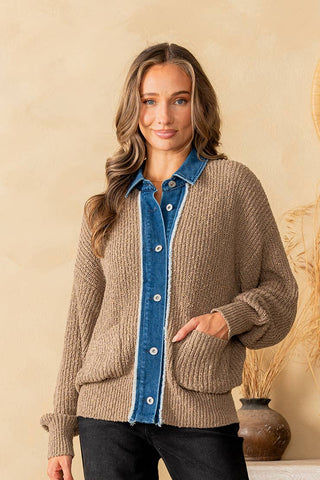 Tessa Sweater -Brown