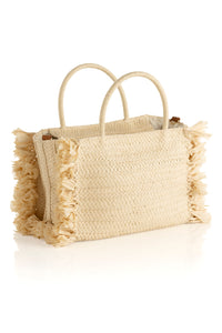 Sarah Mini Tote- Natural