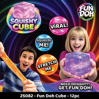 Fun Doh Squish Sparkle Cube