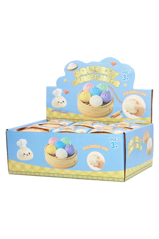 Glitter Bao Bun Dumpling Jelly Slime Squishy