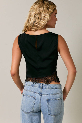 Magnolia Top- Black