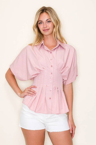 Lesly Top -Pink