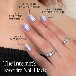 Mermaid's Tail Press-On Nails