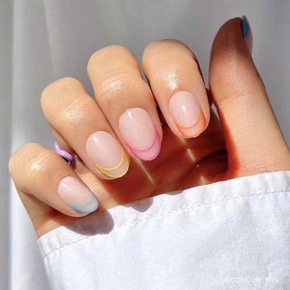 Neon Lights Press-On Nail