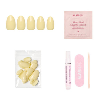 Pastel Yellow Press-On Nails