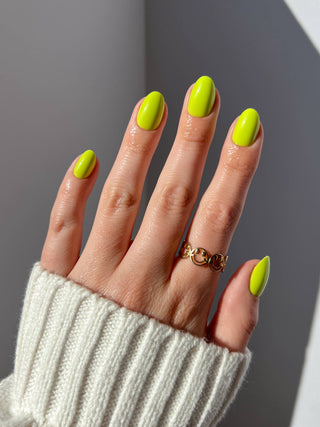 Lime Green Press-On Nails