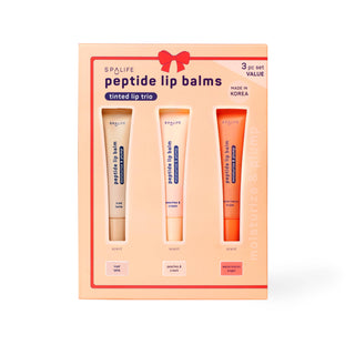 Holiday Peptide Lip Balms Tinted Lip Trio