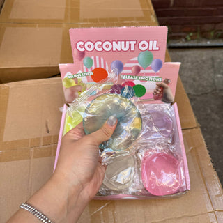 Coconut Oil Vaseline Colorful Round Ball Toy