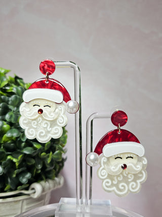 Joyful Santa Earring