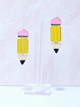 Teacher Pencil Earrings