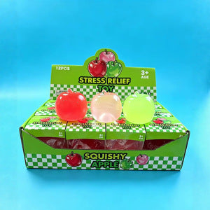 Gummy Glitter Apple Squishy