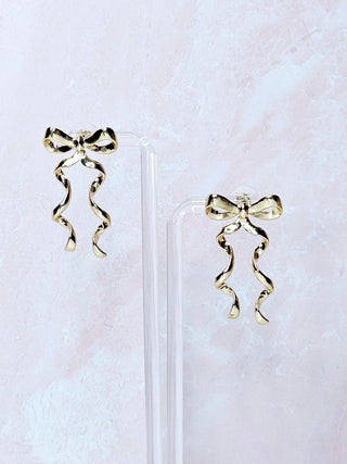 Curley Bow Earrings