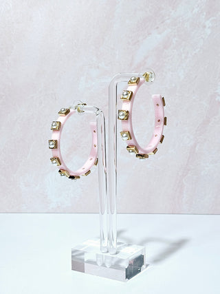 Faline Earrings- Pink