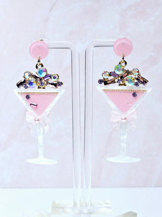 Pink Martini Earrings