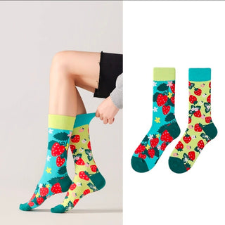 Wild Strawberry Socks