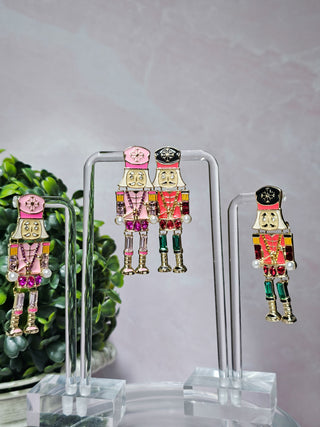 Winter Nutcracker Earring