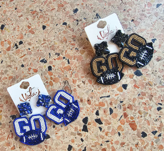 Go Team Earrings