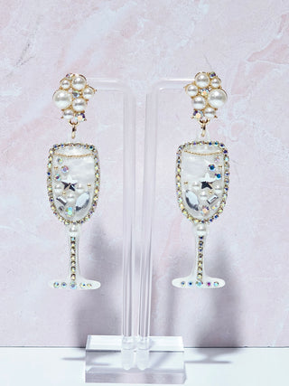 Pearl Champagne Earrings