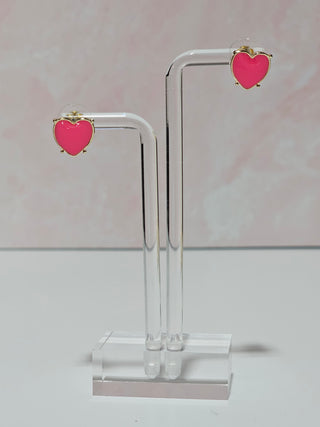 Lovers Earrings- Hot Pink