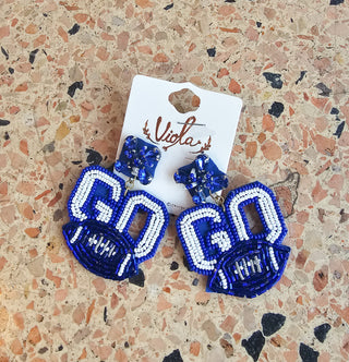 Go Team Earrings