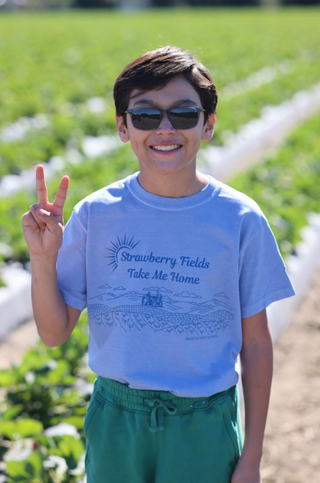 Strawberry Fields Tee- Youth
