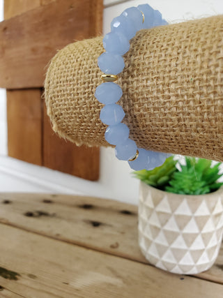 Baby Blue Crystal Bracelet