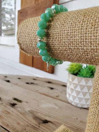 Mint Crystal Bracelet