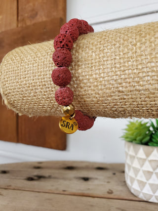 Red Lava Bracelet