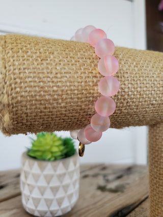 Light Pink Moonstone Bracelet