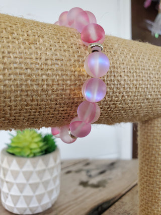 Fuchsia Moonstone Bracelet